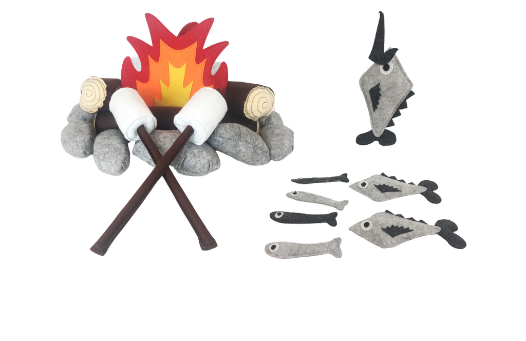 Handmade Campfire Plush Toy – Domestic Objects